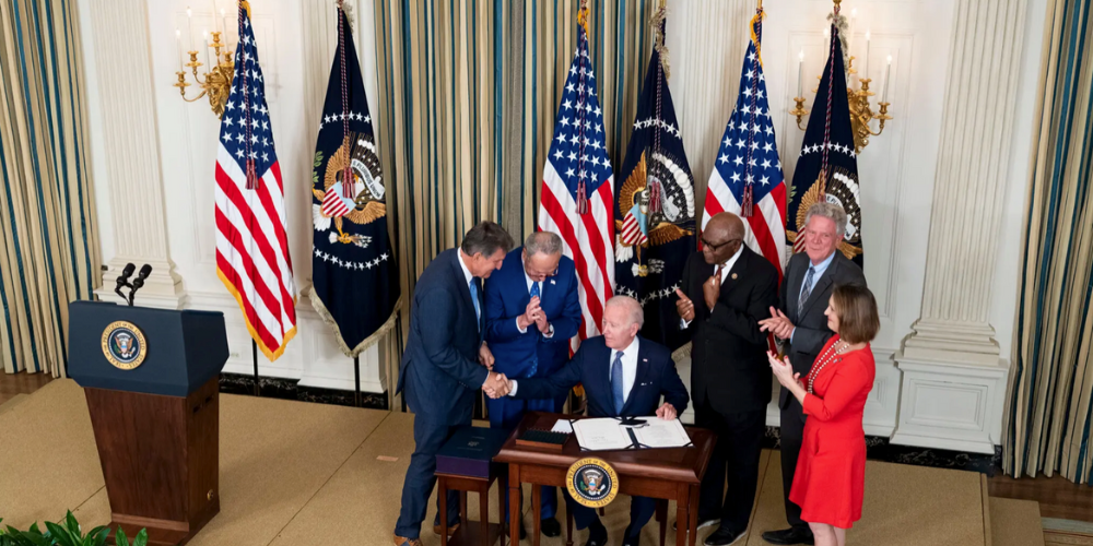 President Biden Signed The Inflation Reduction Act At The White House On Tuesday.