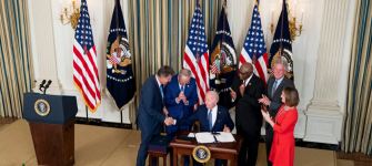 President Biden signed the Inflation Reduction Act at the White House on Tuesday.